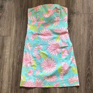 Strappless sundress